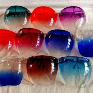 Glasses face shields